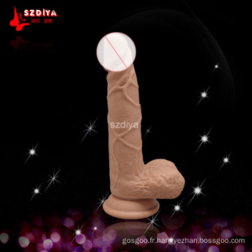 Ce Certification Femmes Masturbation Dildo de jouet de sexe réel